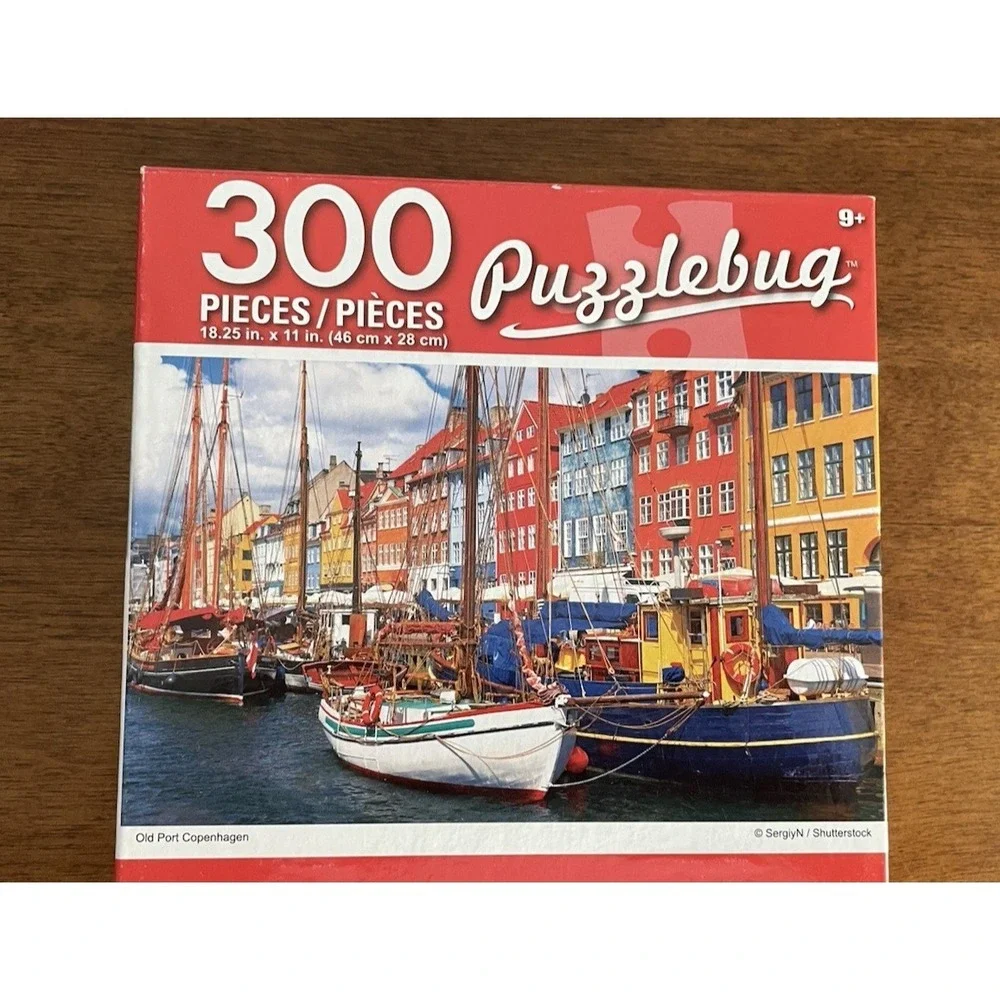 Old Port Copenhagen 300 Piece Jigsaw Cra-Z-Art Puzzlebug #400 Sealed New